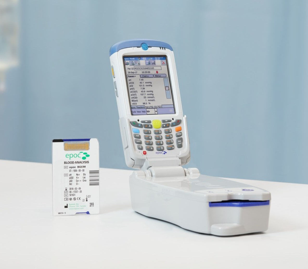 Siemens sistema de análisis de sangre Epoc