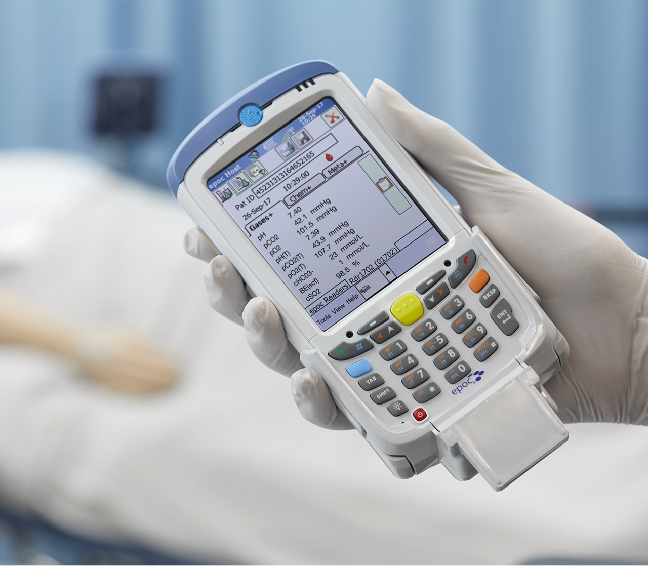 Siemens sistema de análisis de sangre Epoc